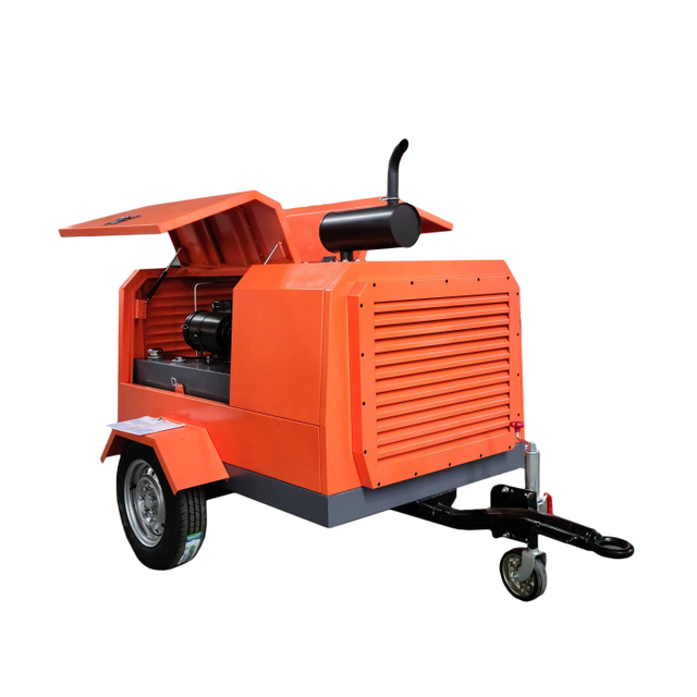 Diesel Powered Mobile Screw Air Compressor -SUPC