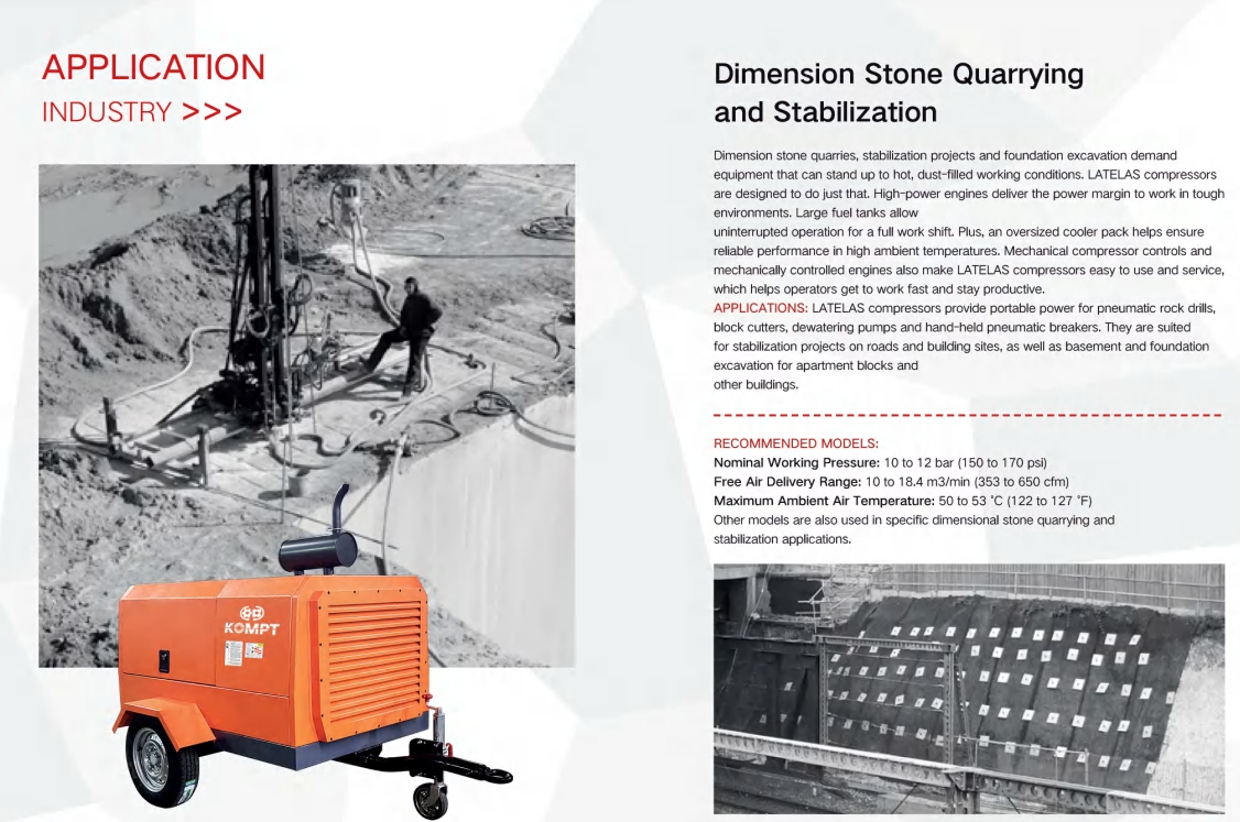 Dimension Stone Quarrying and Stabilization